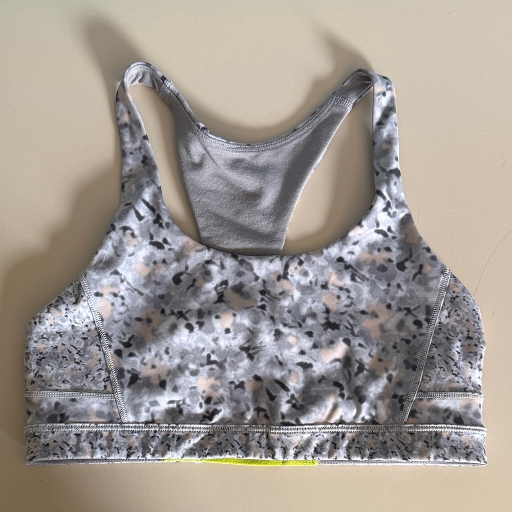 Lululemon Gray Sports Bra sz 6